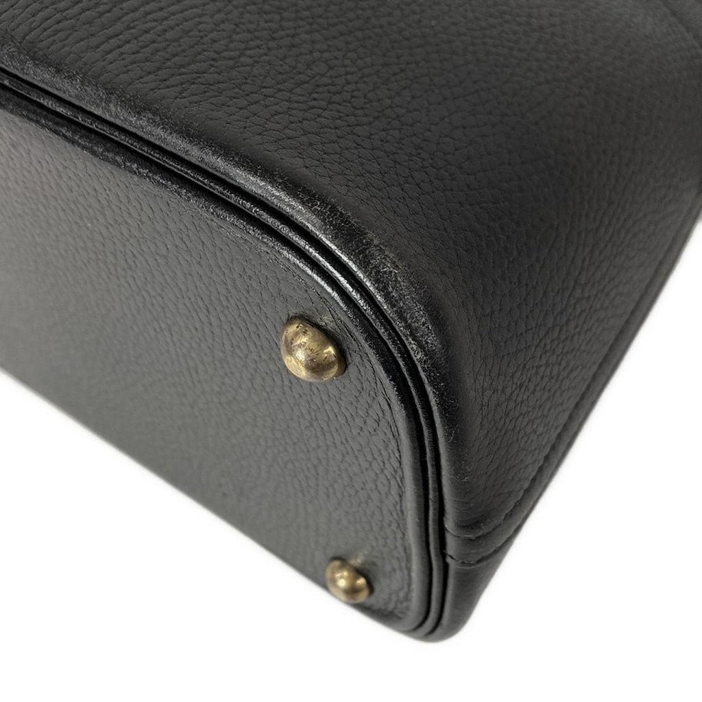 Hermes Handbag Bolide 35 Black Gold — view 7