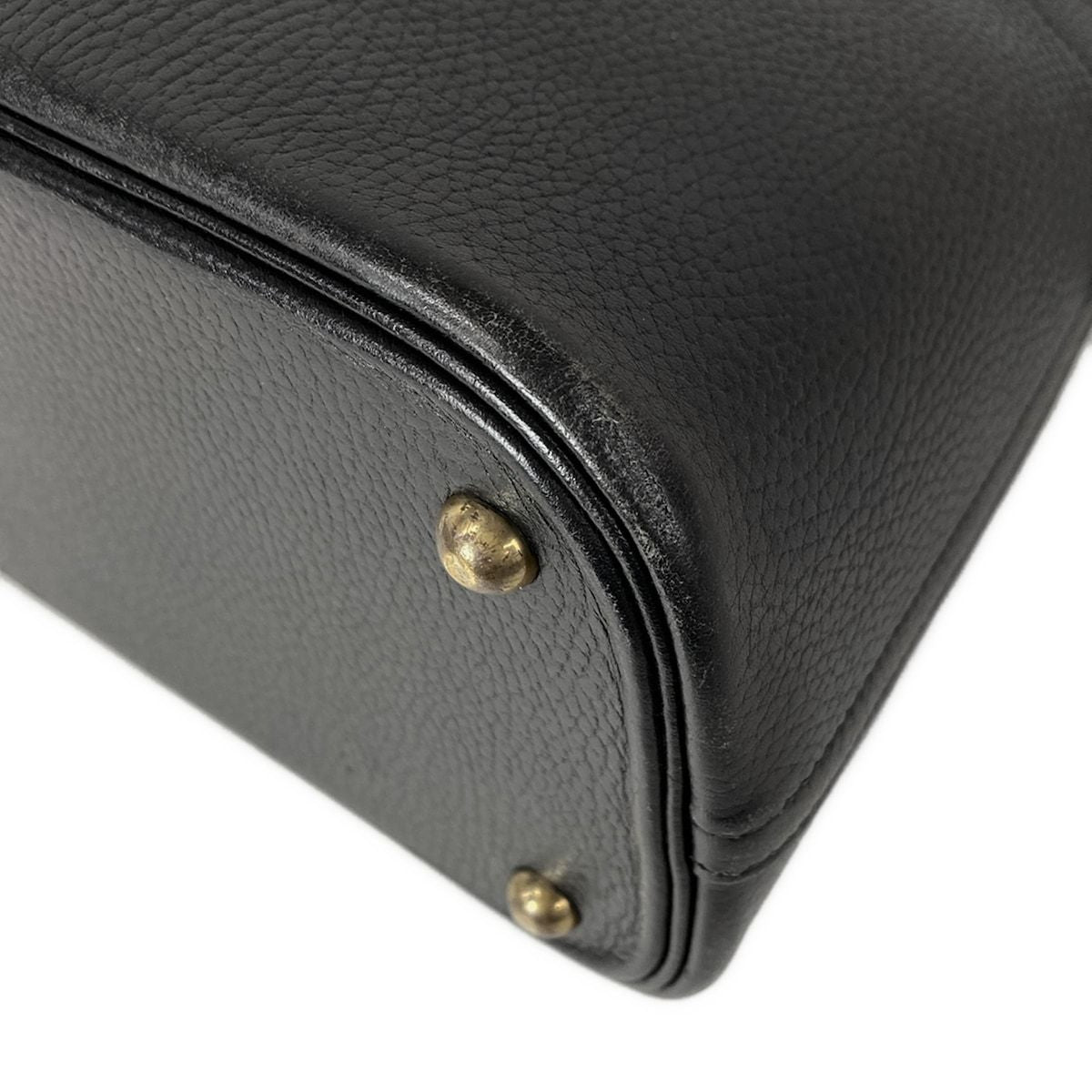 Hermes Handbag Bolide 35 Black Gold — view 7