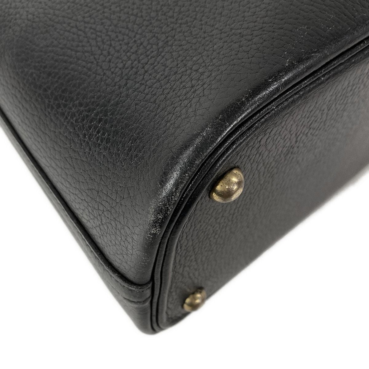 Hermes Handbag Bolide 35 Black Gold — view 8