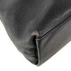 Chanel Tote Black Matt Togo CC Logo — view 6