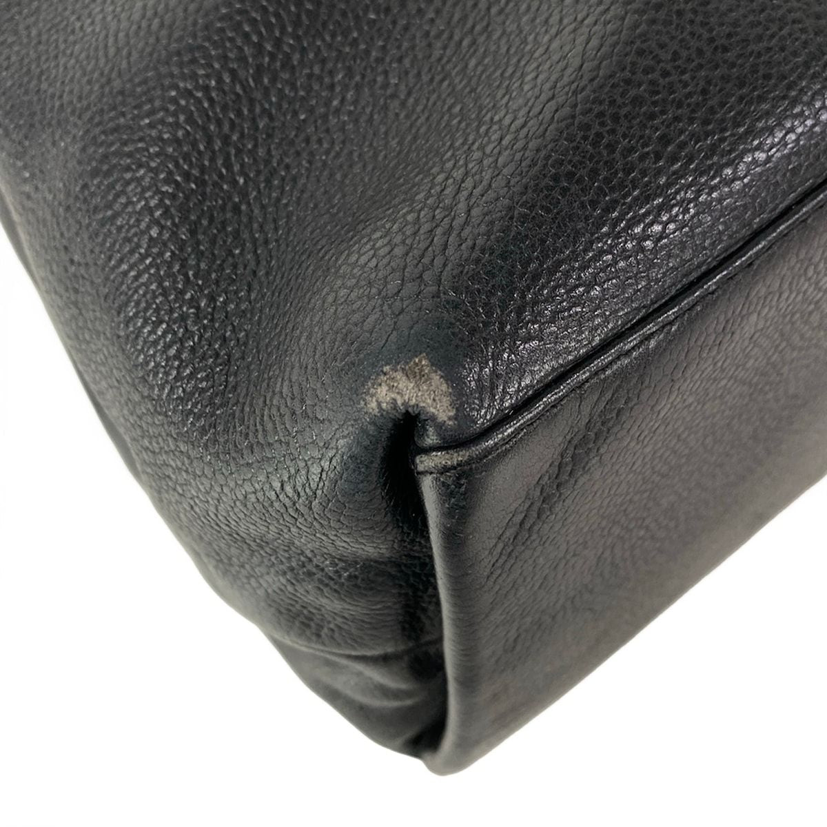 Chanel Tote Black Matt Togo CC Logo — view 6