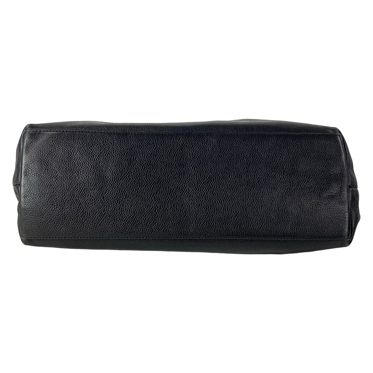 Chanel Tote Black Matt Togo CC Logo — view 5