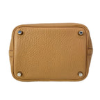 Hermes Handbag Picotin PM Tabac Camel Silver — view 5