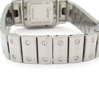 Cartier Watch Santos Galbe SM SS Guilloche Dial Silver — view 6