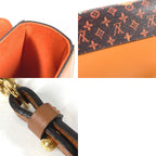 Louis Vuitton Shoulder Bag Sac Twist MM Monogram Canvas Brown — view 9