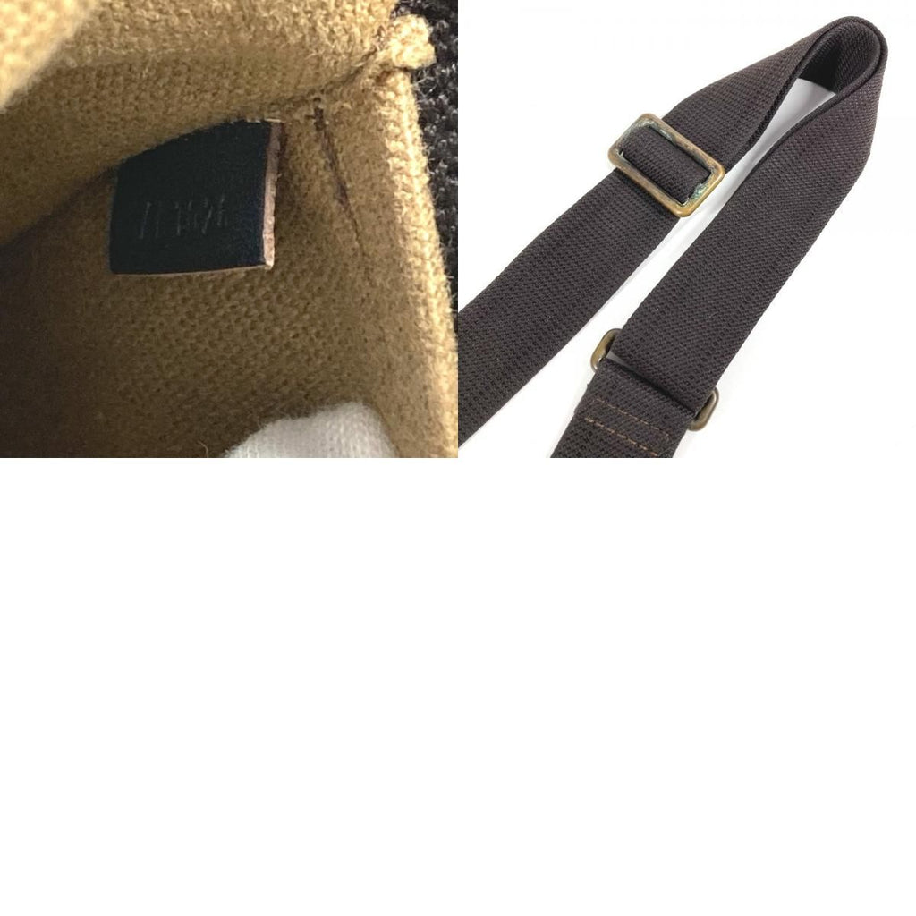 Louis Vuitton Shoulder Bag Omaha Utah Leather Cafe Brown — view 9
