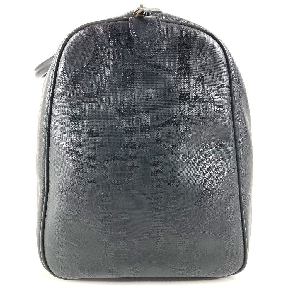 Dior Boston Bag Trotter Logo Leather Black — view 4