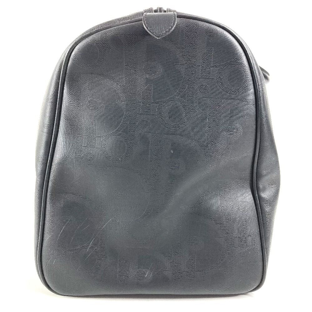 Dior Boston Bag Trotter Logo Leather Black — view 3