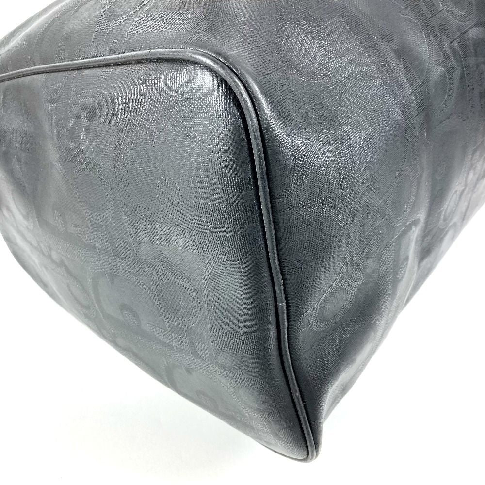 Dior Boston Bag Trotter Logo Leather Black — view 7