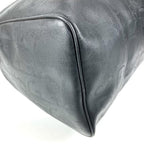 Dior Boston Bag Trotter Logo Leather Black — view 7