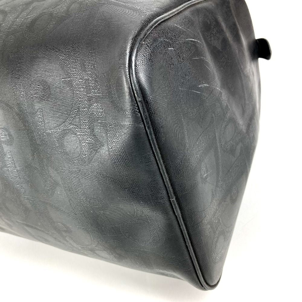 Dior Boston Bag Trotter Logo Leather Black — view 6