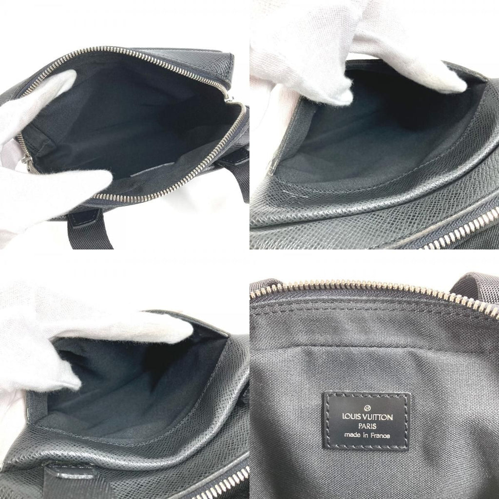 Louis Vuitton Shoulder Bag Sayan Leather Nylon Khaki — view 8