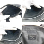 Louis Vuitton Shoulder Bag Sayan Leather Nylon Khaki — view 8