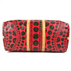 Louis Vuitton Boston Bag Keepall Bandouliere 55 Monogram Canvas Yayoi Kusama — view 5