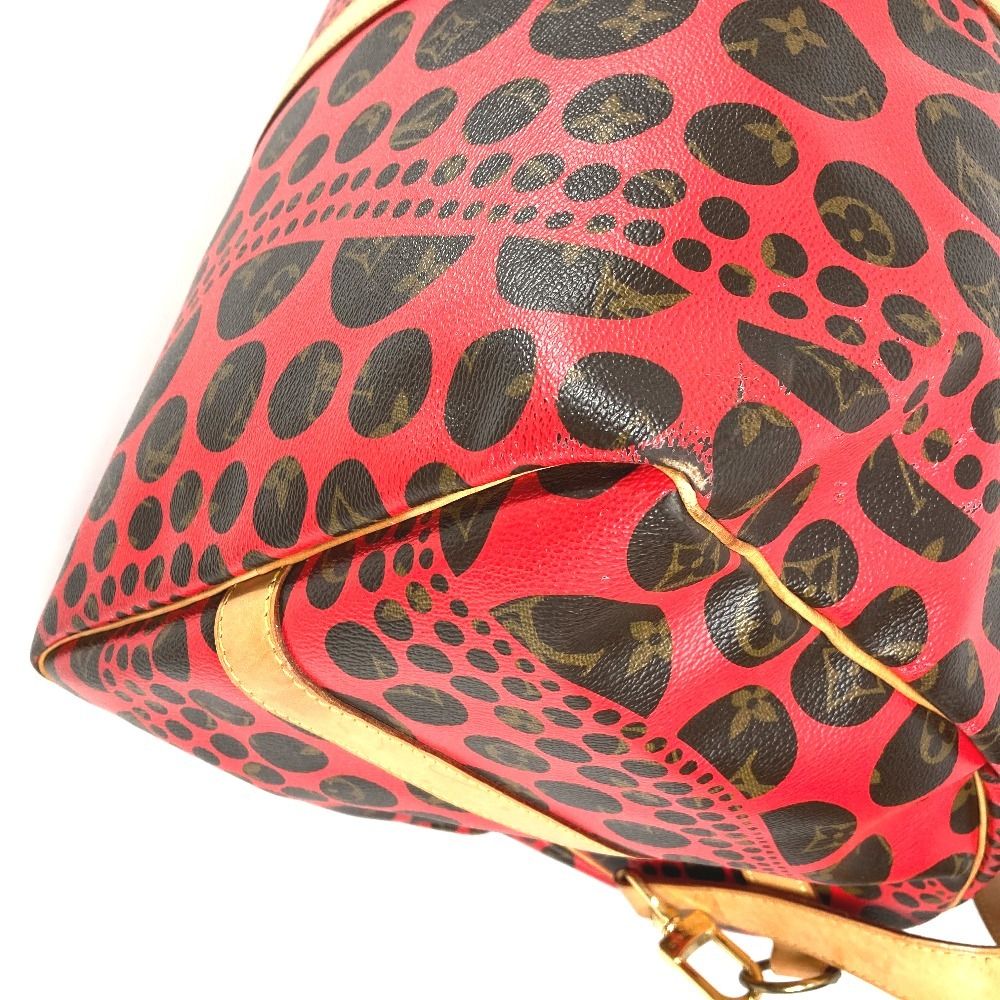 Louis Vuitton Boston Bag Keepall Bandouliere 55 Monogram Canvas Yayoi Kusama — view 6