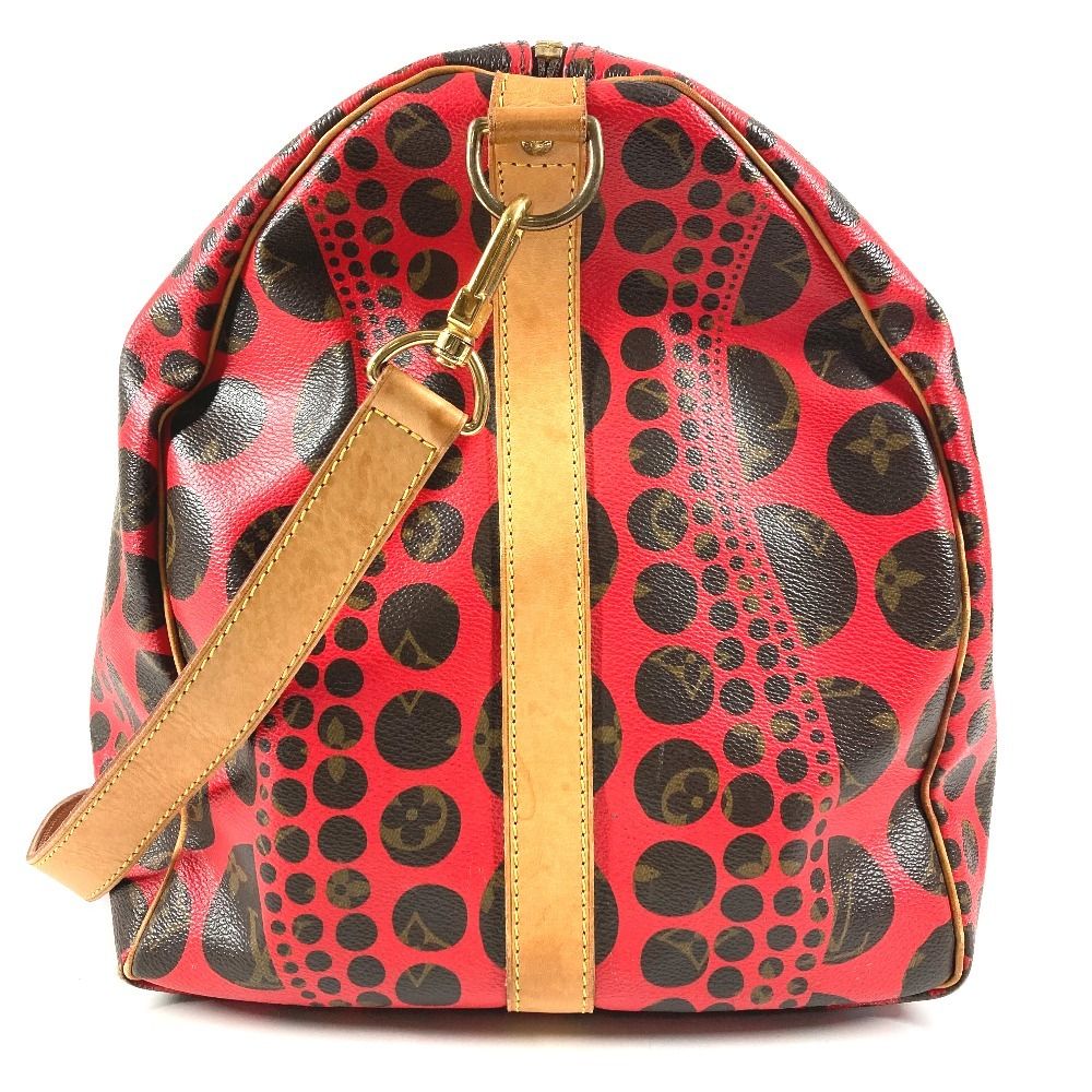 Louis Vuitton Boston Bag Keepall Bandouliere 55 Monogram Canvas Yayoi Kusama — view 3
