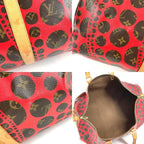 Louis Vuitton Boston Bag Keepall Bandouliere 55 Monogram Canvas Yayoi Kusama — view 8