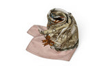 Hermes Carre 90 Scarf Vintage Napoleon Bee Pink Beige White — view 2