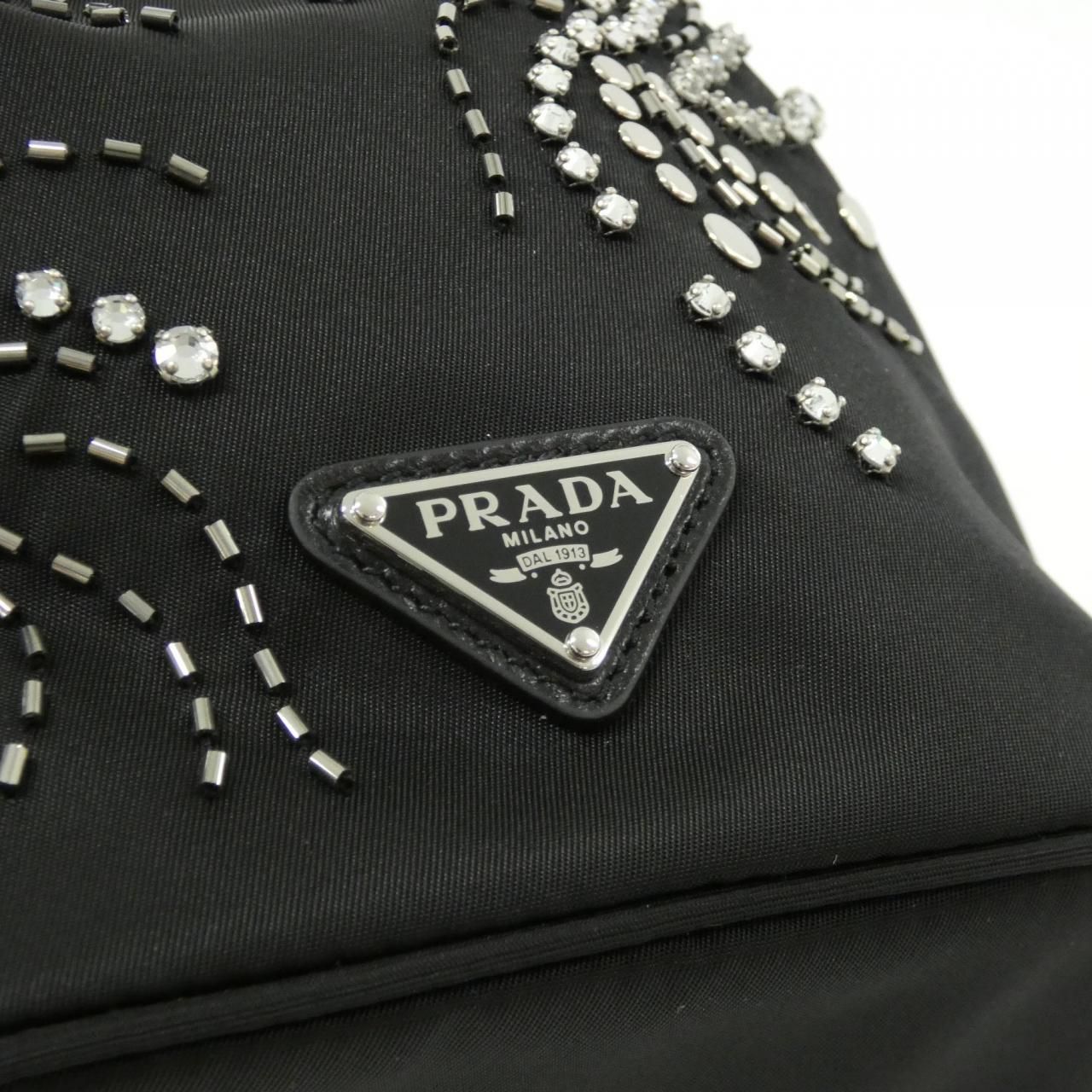 Prada Bag Handbag Silver — view 4