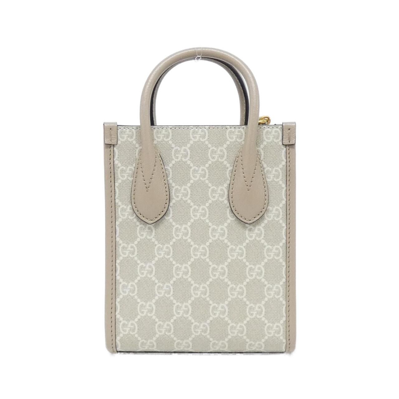Gucci Uulbt Bag Handbag Beige — view 2
