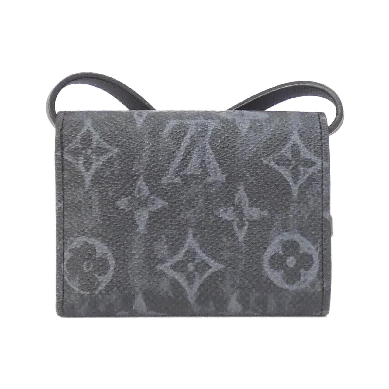 Louis Vuitton Monogram Pastel Noir Organizer de Poche Billfold Wallet — view 2