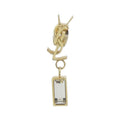 Saint Laurent Earrings Gold