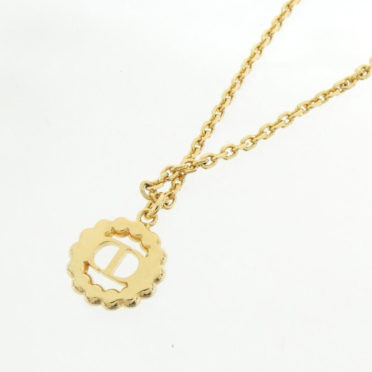 Dior Petit CD Circle Necklace — view 3