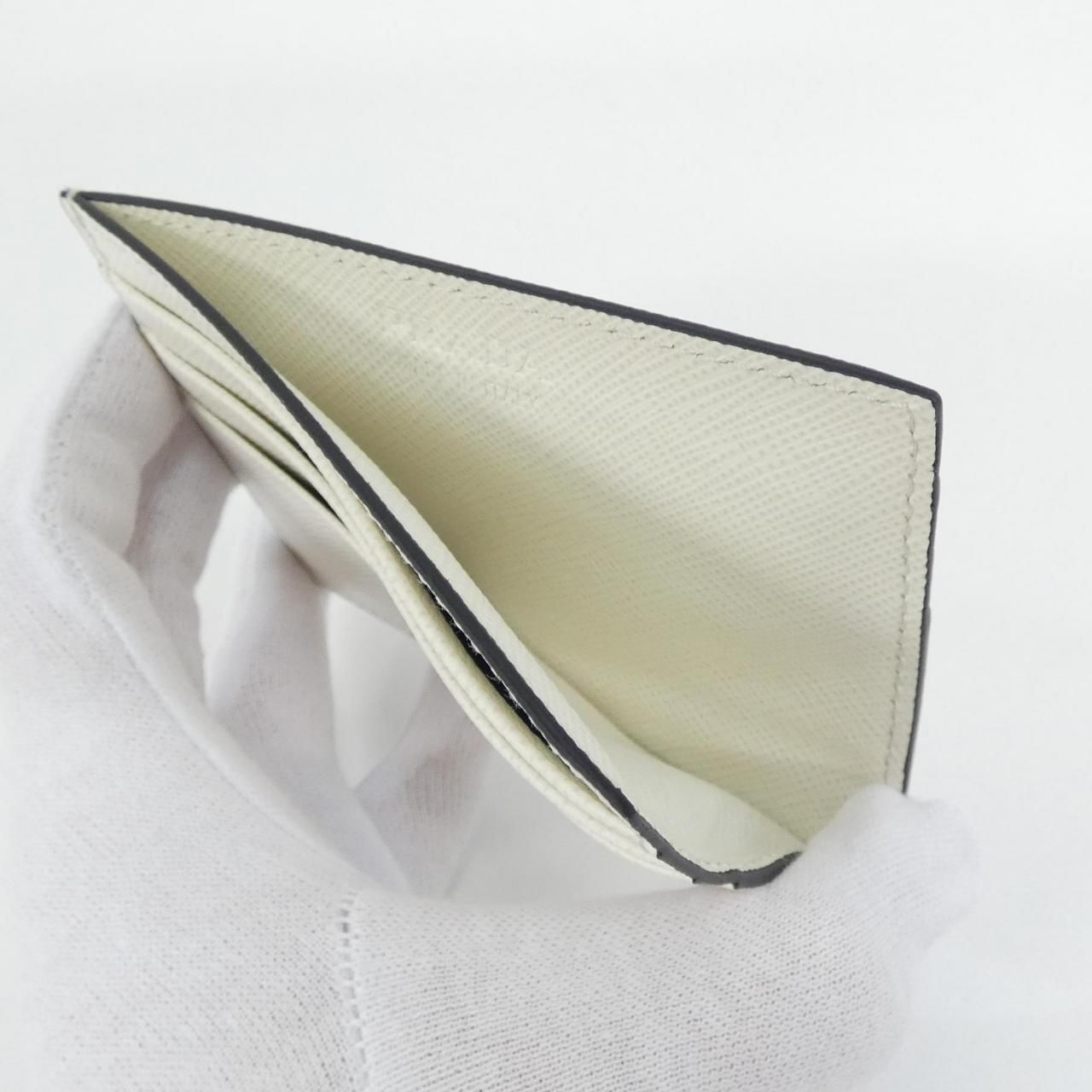 Prada Card Case Card Holders White — view 4