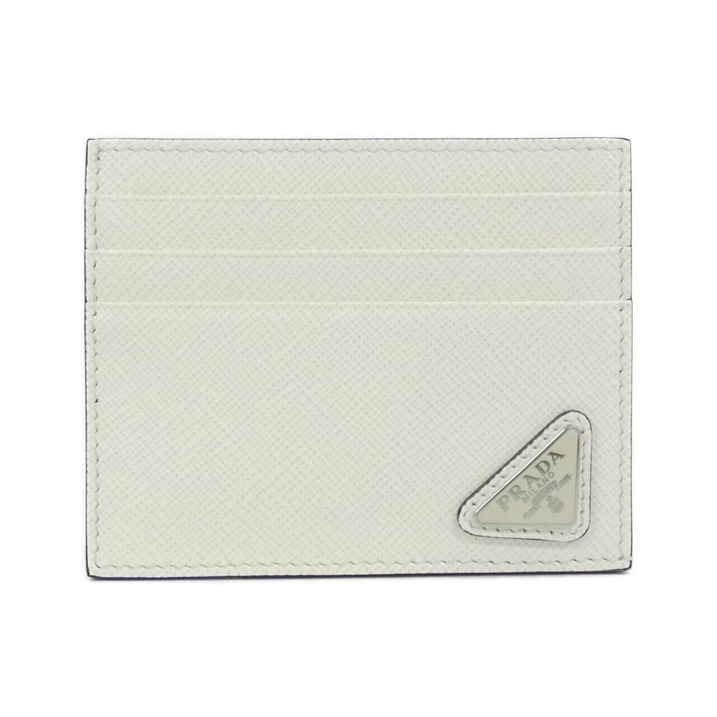 Prada Card Case Card Holders White