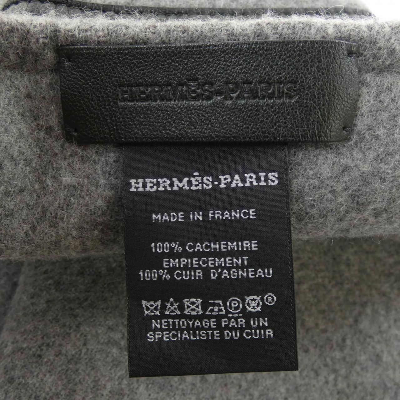 Hermes Scarf Stole Scarves Gray — view 3