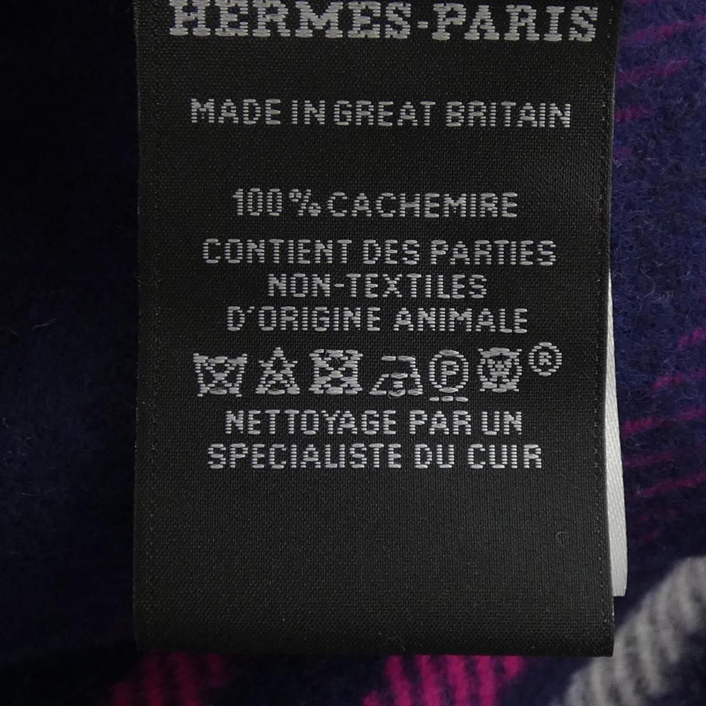 Hermes Check Stone Scarf — view 3
