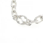 Gucci Interlocking Necklace Silver — view 3