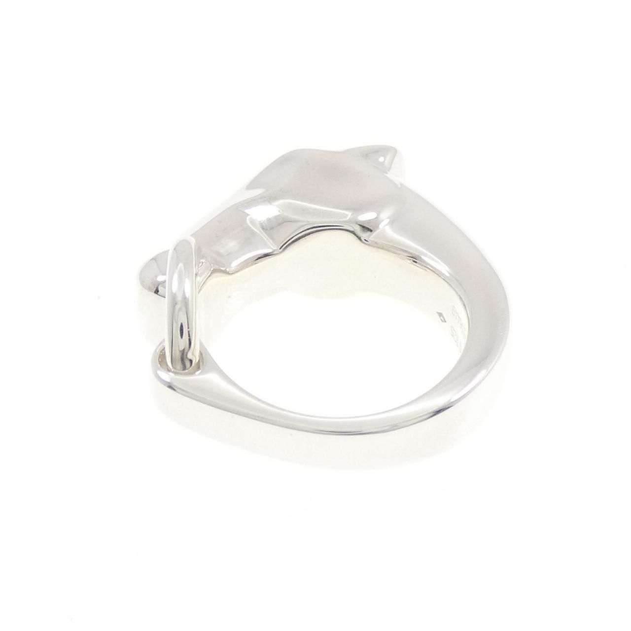 Hermes Gallop Ring Silver