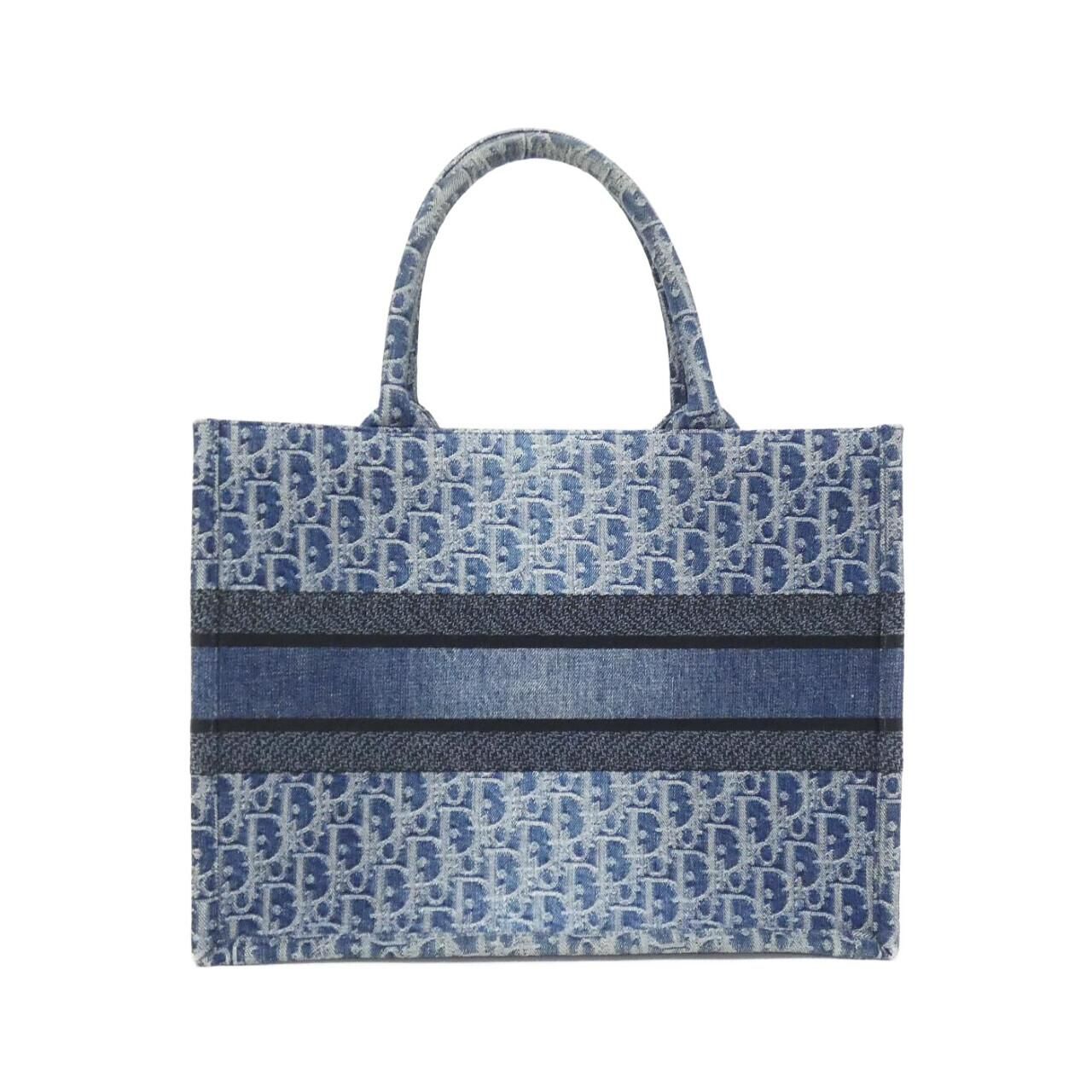 Dior Denim Oblique Book Tote — view 2