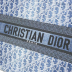 Dior Denim Oblique Book Tote — view 4