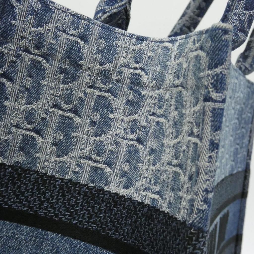 Dior Denim Oblique Book Tote — view 6
