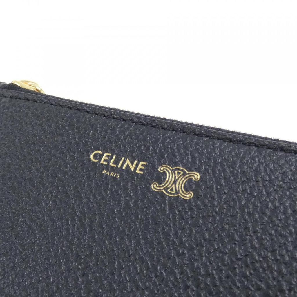 Celine Coin Case Coin Purse Black — view 4