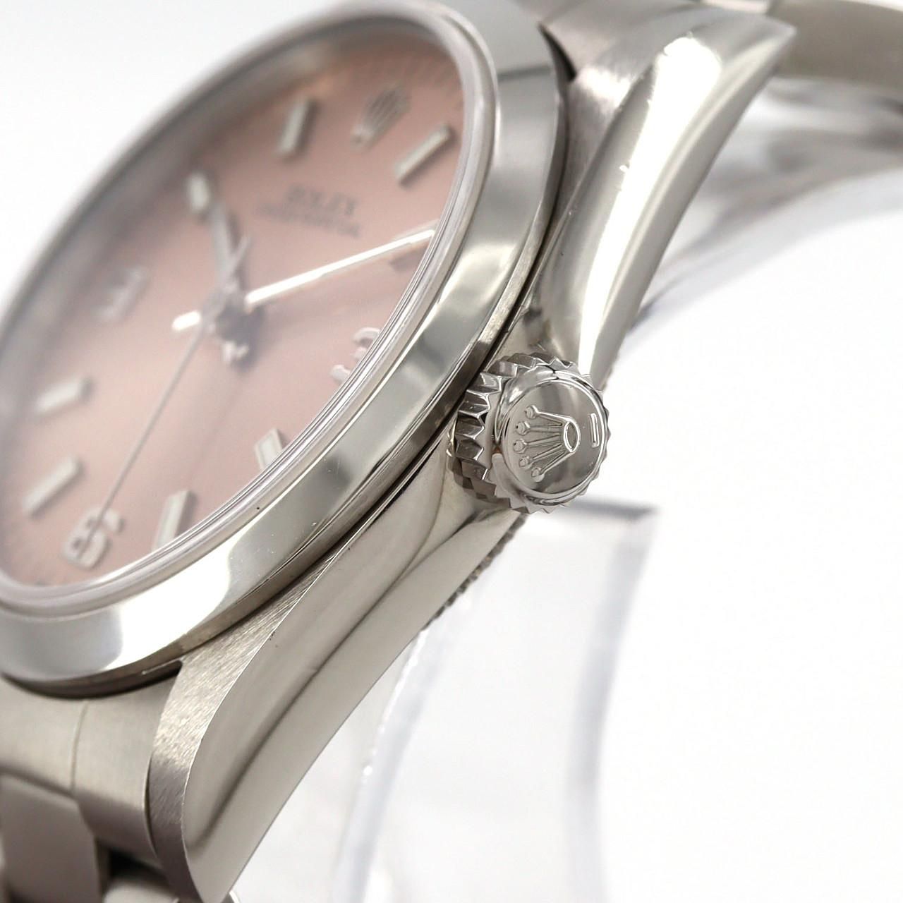 Rolex Oyster Perpetual SS Manual Winding P Number Watch — view 3