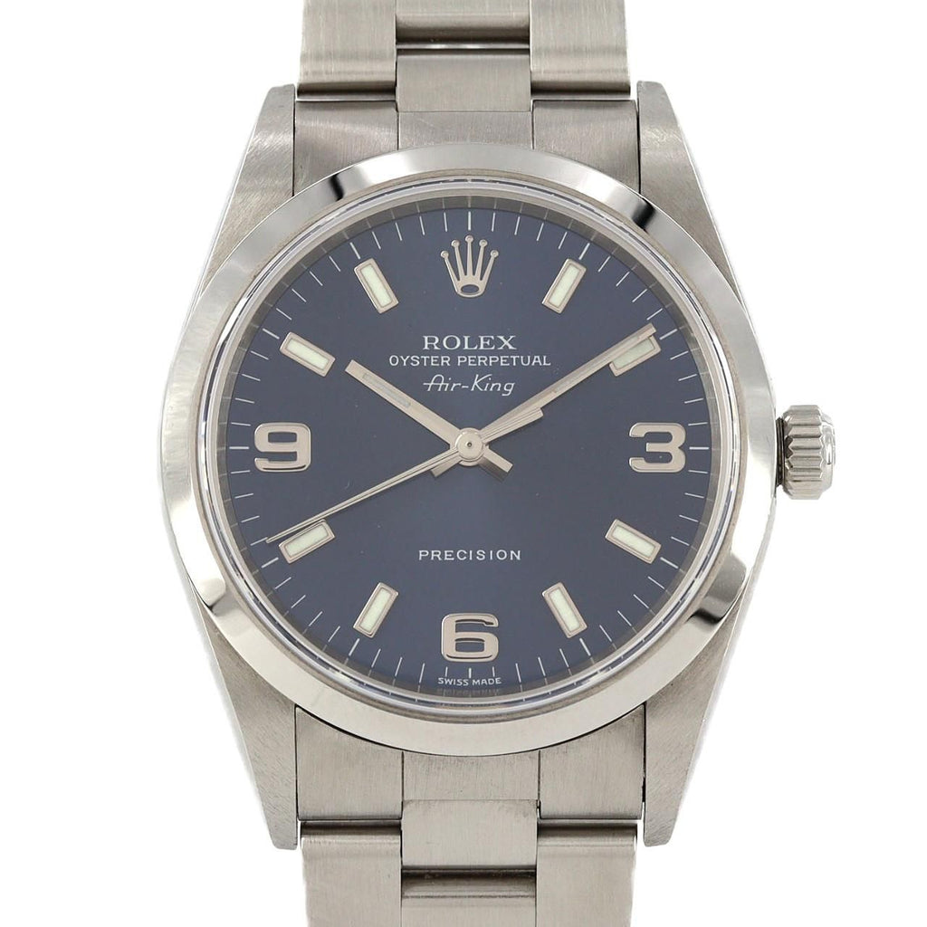 Rolex Air King SS Automatic Winding Number Watch