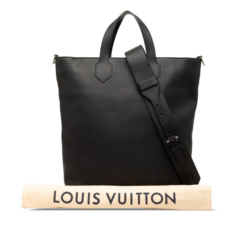 Louis Vuitton Eastside Tote Shoulder Bag 2-Way Black Taurillon Leather — view 7
