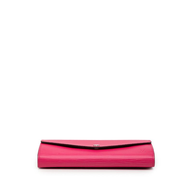 Louis Vuitton Epi Portefeuille Sarah Wallet Hot Pink Leather — view 3