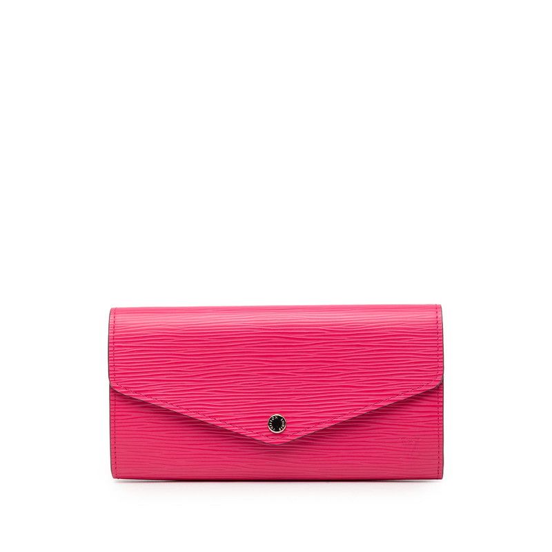 Louis Vuitton Epi Portefeuille Sarah Wallet Hot Pink Leather