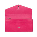Louis Vuitton Epi Portefeuille Sarah Wallet Hot Pink Leather — view 4