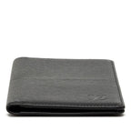 Louis Vuitton Taiga Portoballe Carte Cles Bifold Wallet Black Leather — view 3
