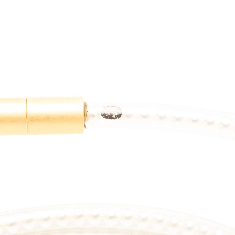 Chanel Tube Necklace 00 White Plated Faux Pearl — view 5