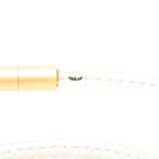 Chanel Tube Necklace 00 White Plated Faux Pearl — view 5