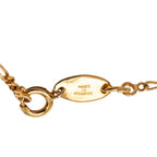 Chanel CC Logo Necklace Gold Plated Rhinestone — view 5