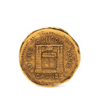Chanel 31 Rue Cambon le Round Brooch Gold Plated