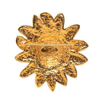 Chanel CC Logo Lion Motif Brooch Gold Plated — view 2