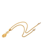 Chanel Vintage CC Logo Rogue Chain Necklace Gold Plated — view 3